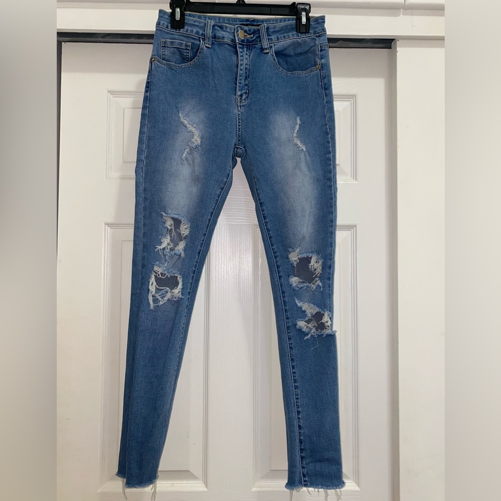Forever 21 Ripped Jeans